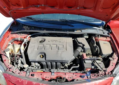 2011 Toyota Corolla Base from USA, damaged, VIN 2T1BU4EE2BC542928